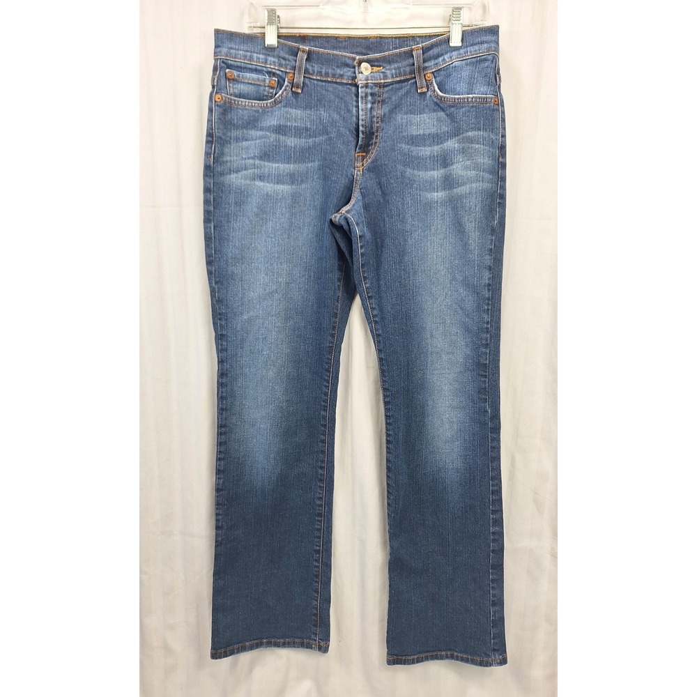 Lucky Brand Classic Fit Straight Leg Jeans Medium Wash Women 29‎ Regula